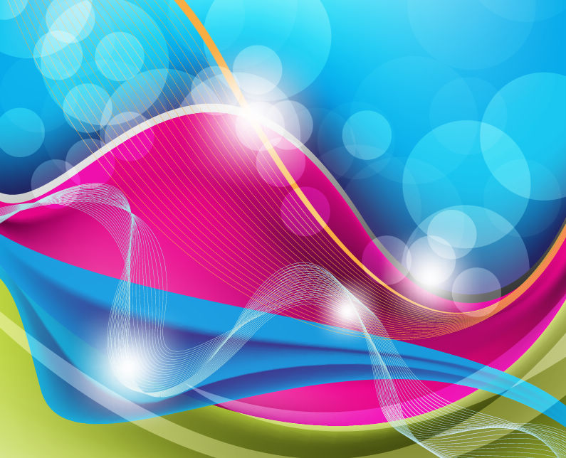 free vector Free Abstract Waves Vector Background